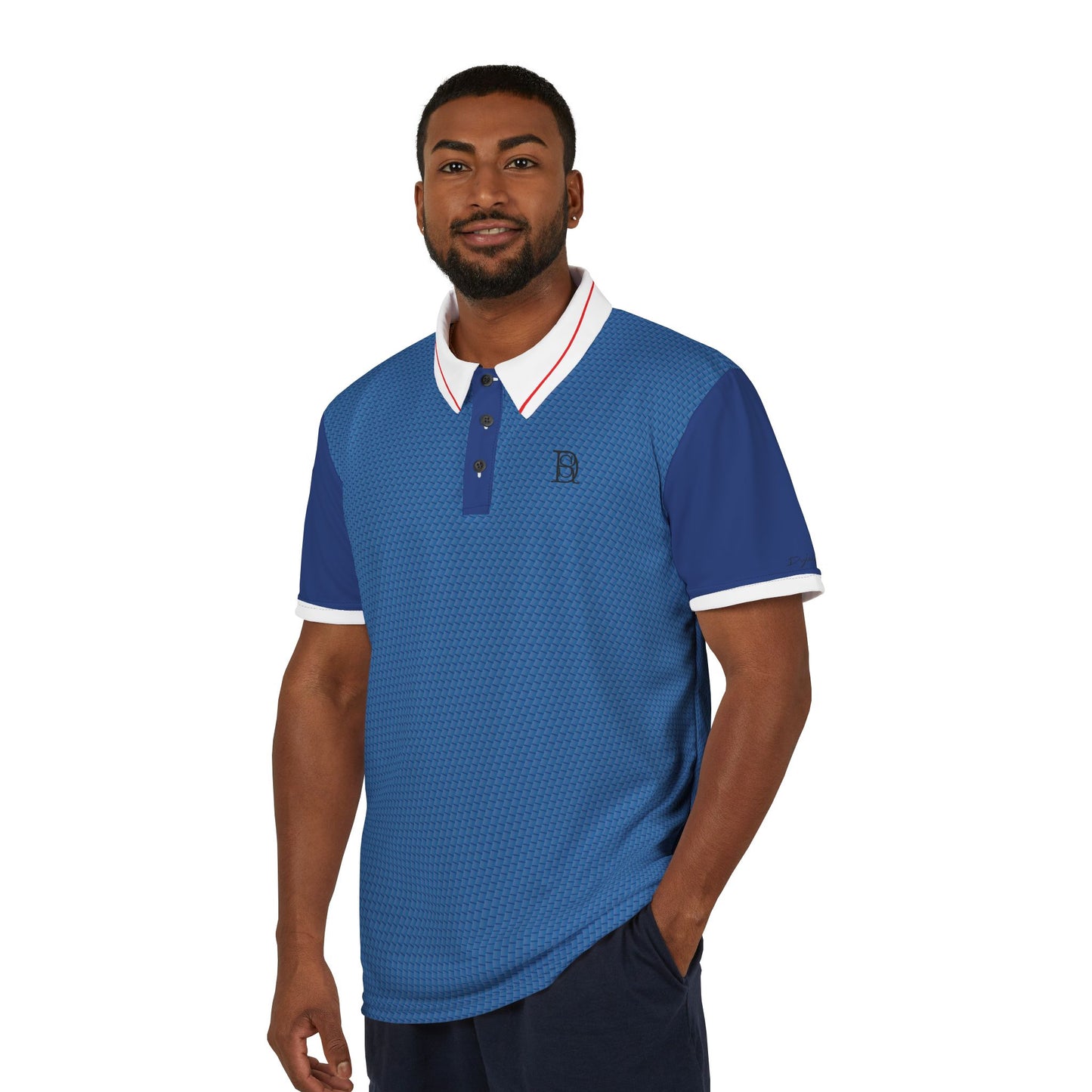 Polo Shirt - Blue Design