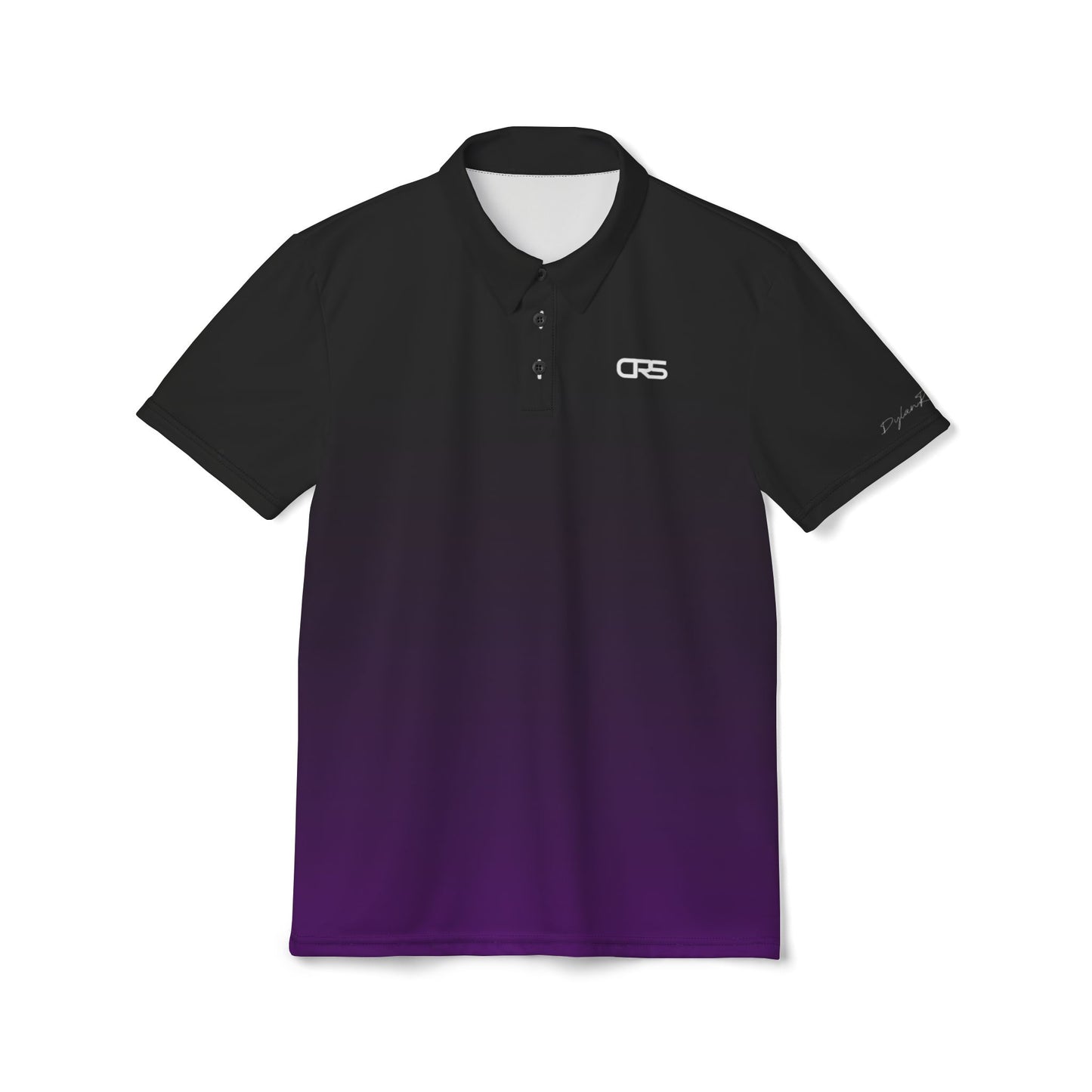Polo Shirt black purple