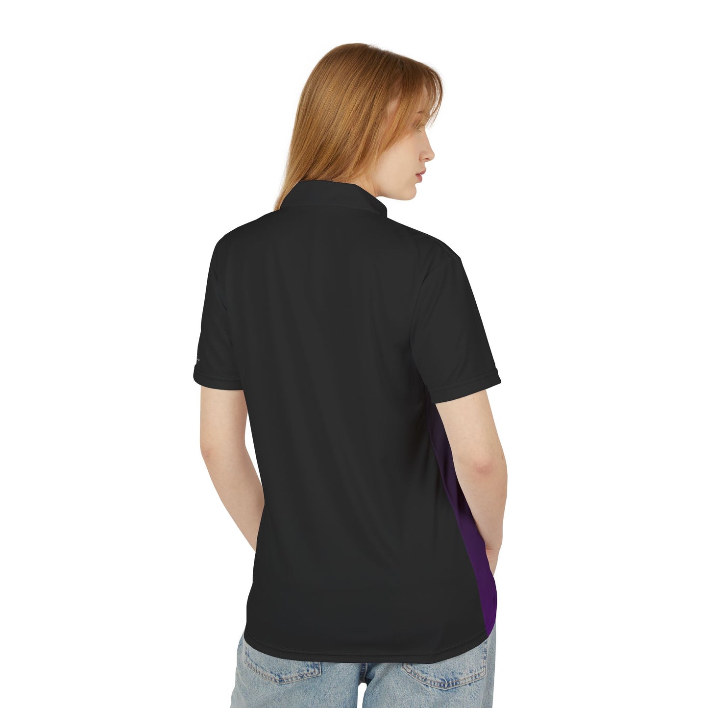 Polo Shirt black purple