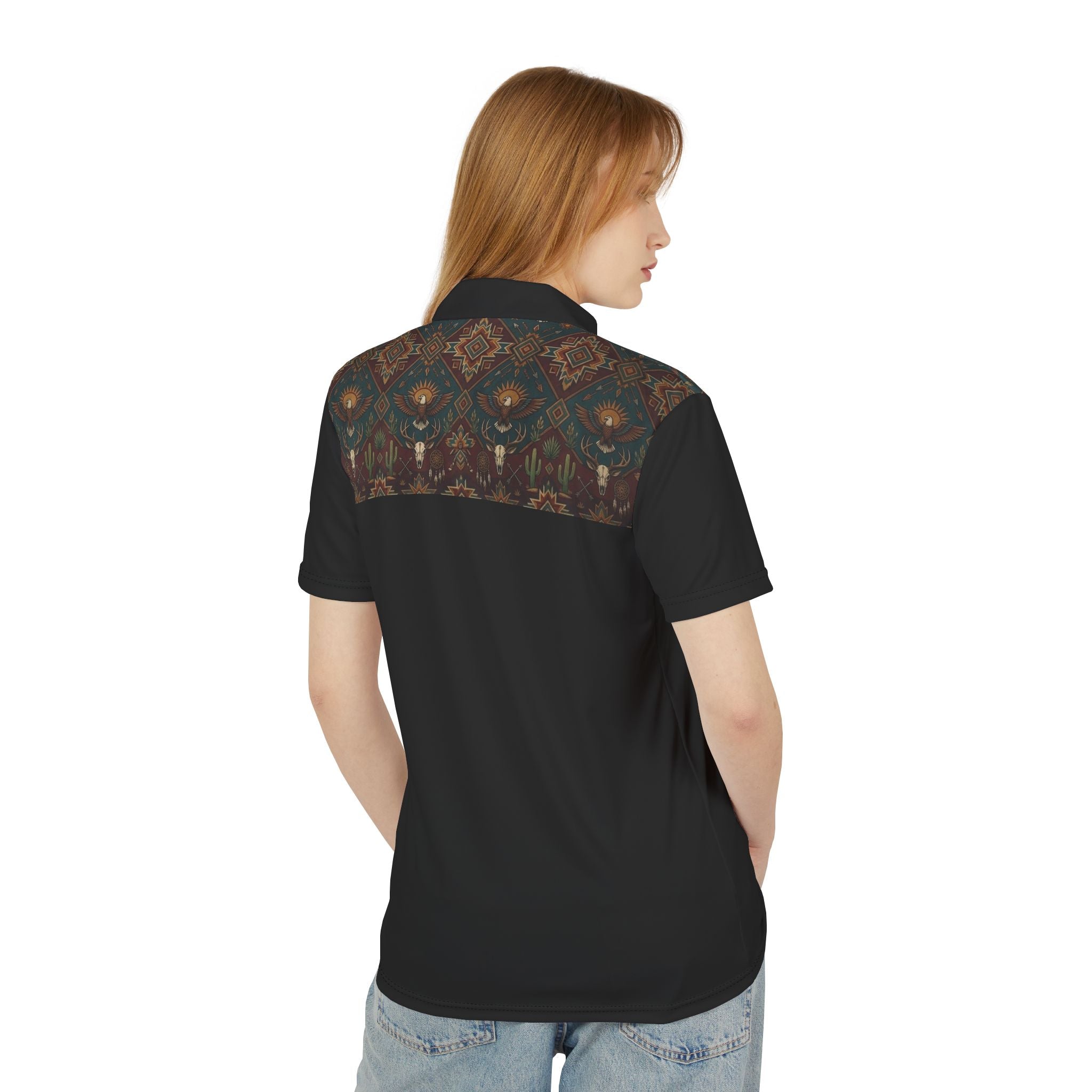 Out West Collection - Black Polo