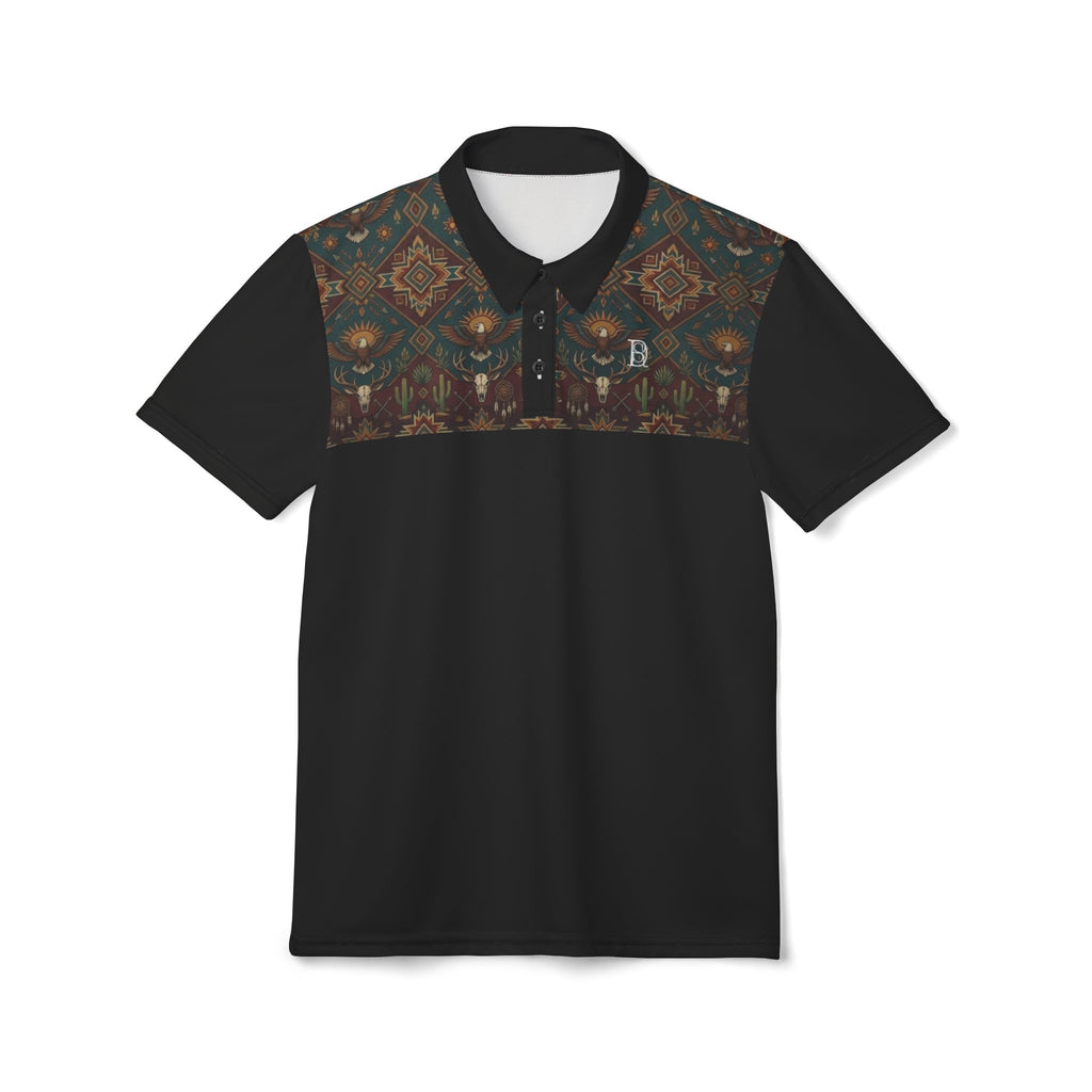 Out West Collection - Black Polo