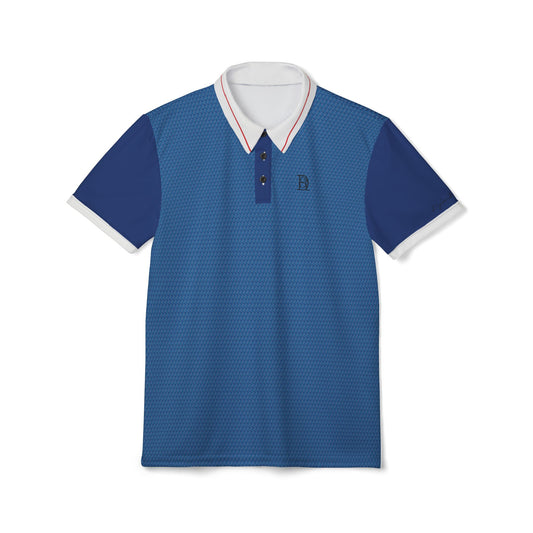 Polo Shirt - Blue Design