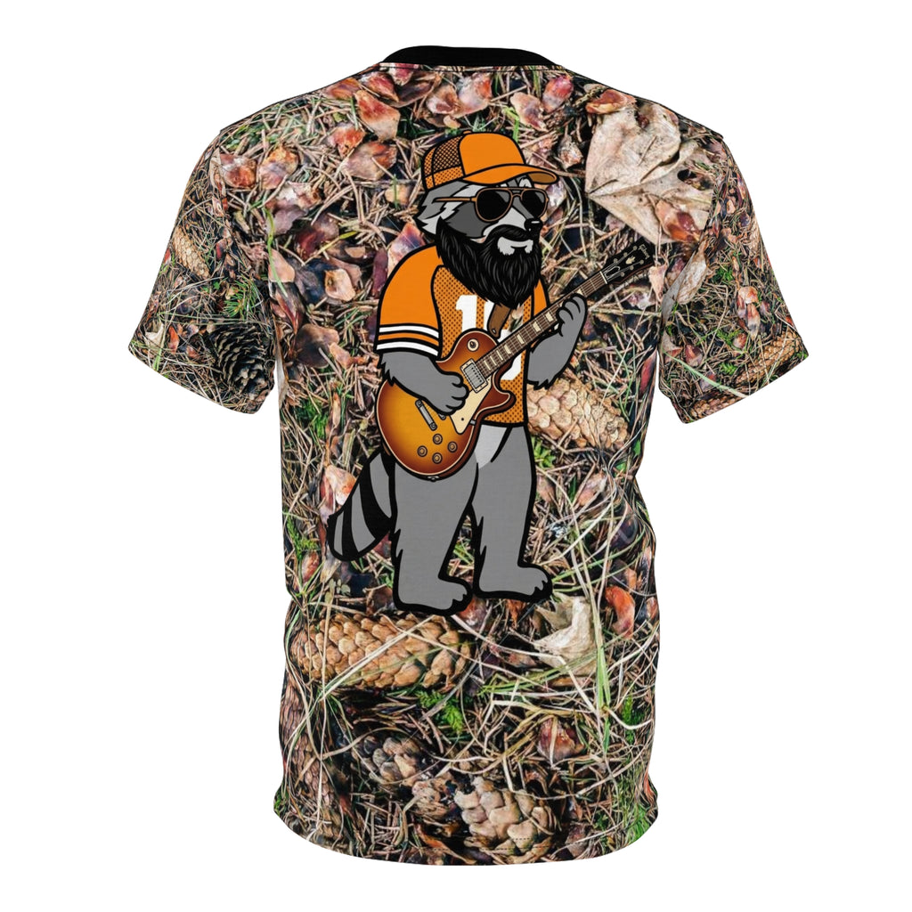 Camo Tee — Raccoon Logo