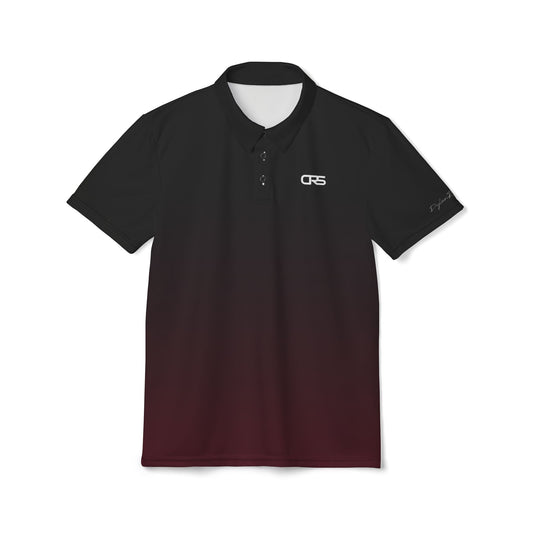 Polo Shirt black maroon