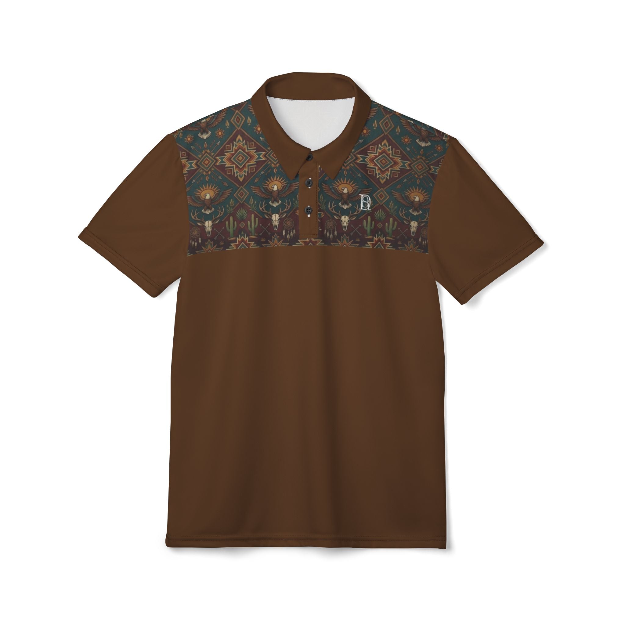 Out West Collection - Brown Polo
